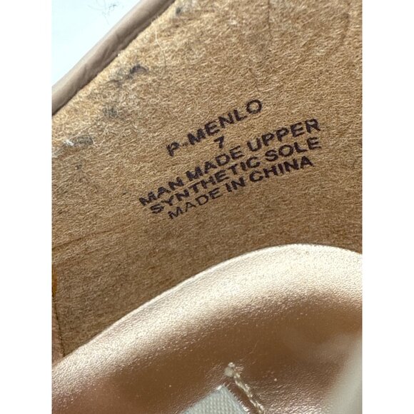 Steve Madden Womens Taupe Ruched Patent Leather Heeled Booties Size 7 - Picture 7 of 7